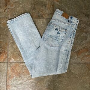 American Eagle Straight Ripped Jeans